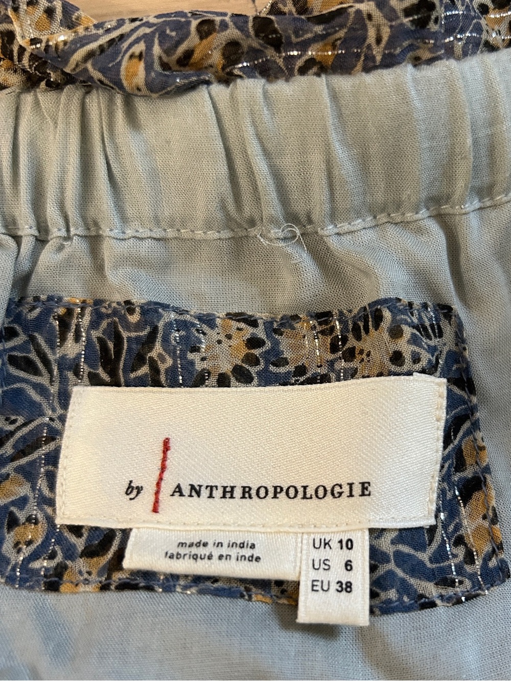 Anthropologie Kira Off-The-Shoulder Peasant Dress Size 6 - Picture 16 of 17